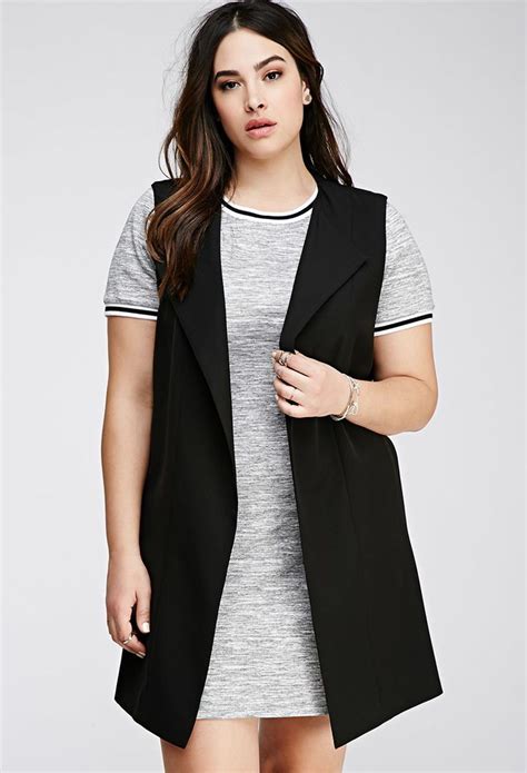 oversized black vest